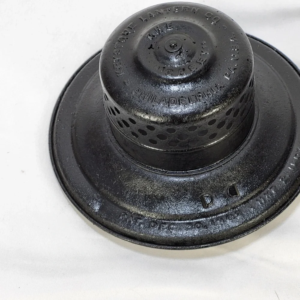 Keystone Lantern Co Philadelphia The Casey Railroad Lantern Red Globe Vintage